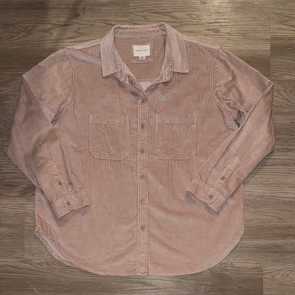 American Eagle Corduroy Shirt - Light Brown